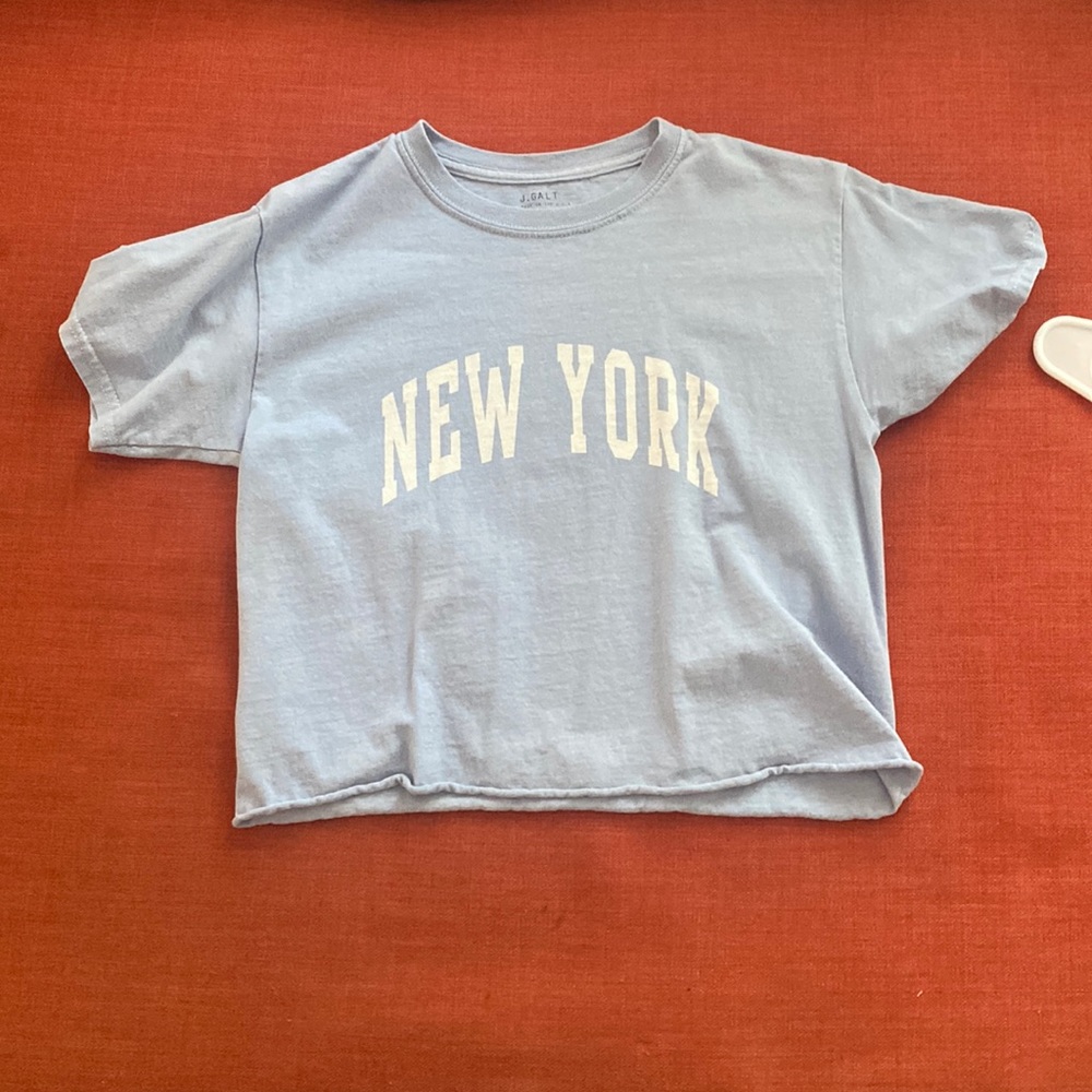 New York light blue shirt